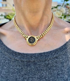 Vintage Bulgari Monette Necklace Roman Coin
