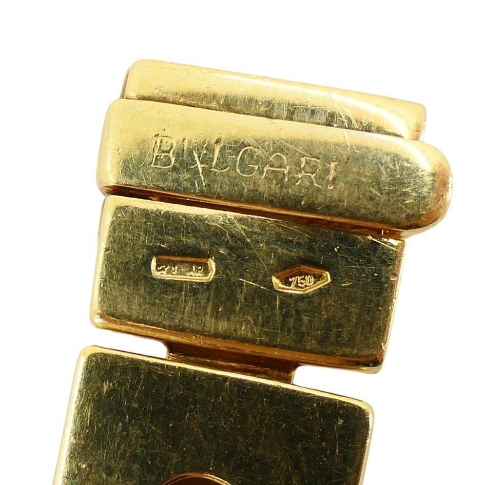Vintage Bvlgari Parentesi 18k Gold Bracelet For Sale 6