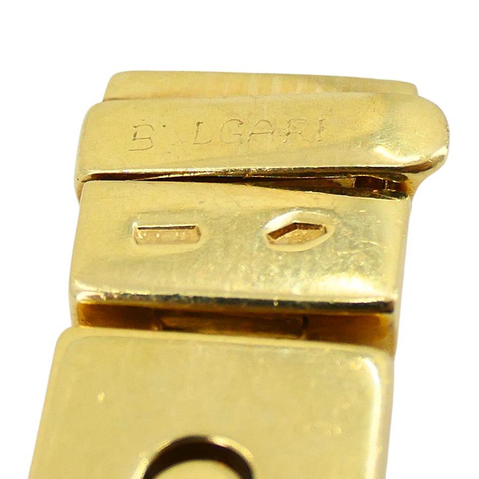 Vintage Bvlgari Parentesi 18k Gold Bracelet For Sale 5