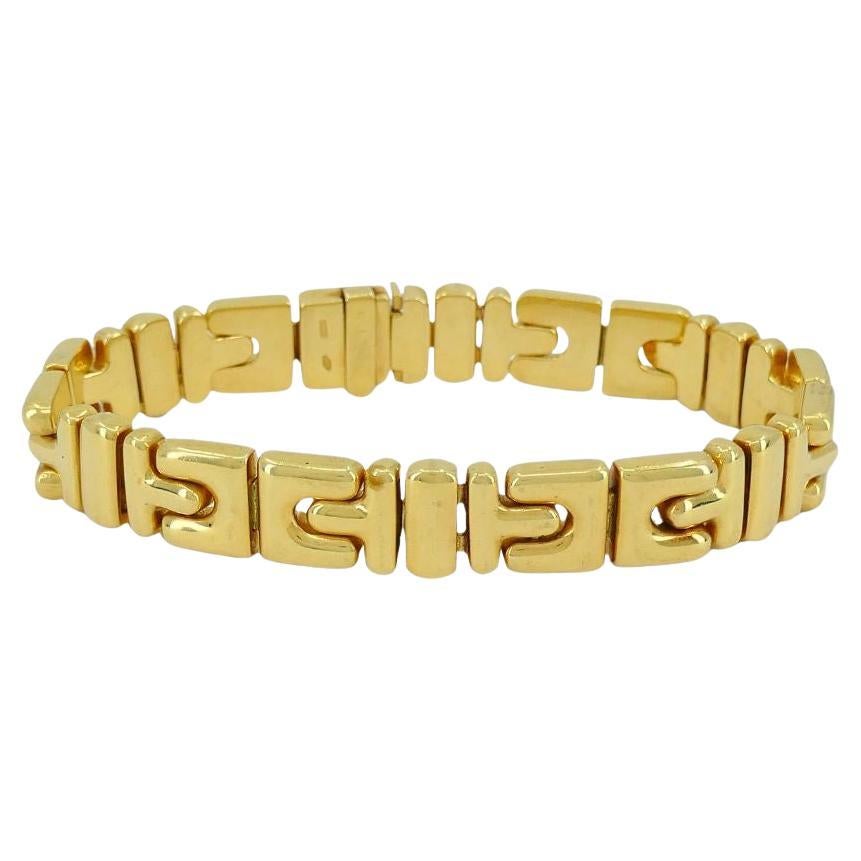 Vintage Bvlgari Parentesi 18k Gold Bracelet