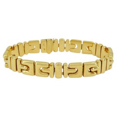Vintage Bvlgari Parentesi 18k Gold Bracelet