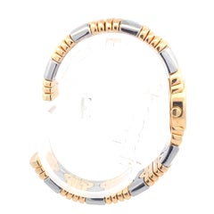 Vintage Bulgari Parentesi Cuff Watch, 18K Yellow Gold & Steel, 1990s