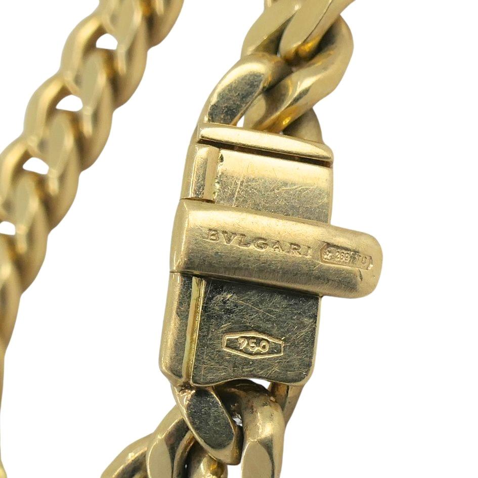 Collana con cuore di diamanti e zaffiro Bvlgari d'epoca 2