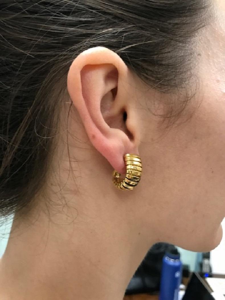Vintage Bulgari Tubogas Earrings 3