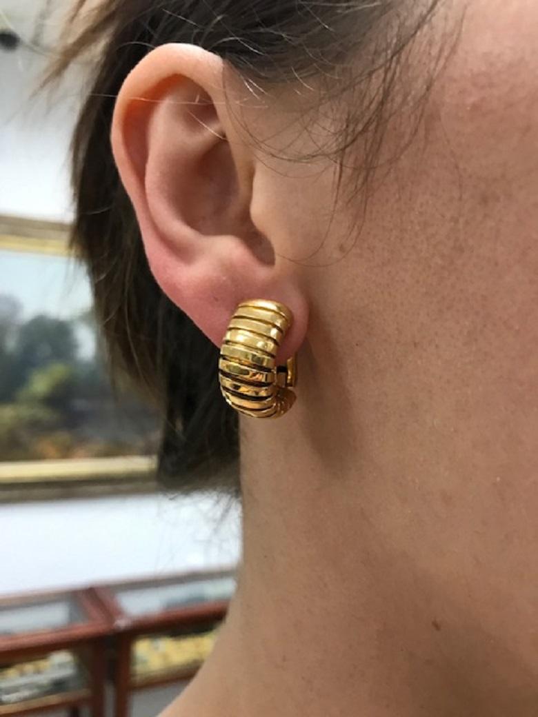 Vintage Bulgari Tubogas Earrings 2