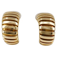 Vintage Bulgari Tubogas Earrings