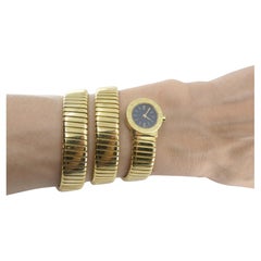 Bvlgari Vintage Bulgari Tubogas Gold Wrap Watch BB19 Scatola Originale