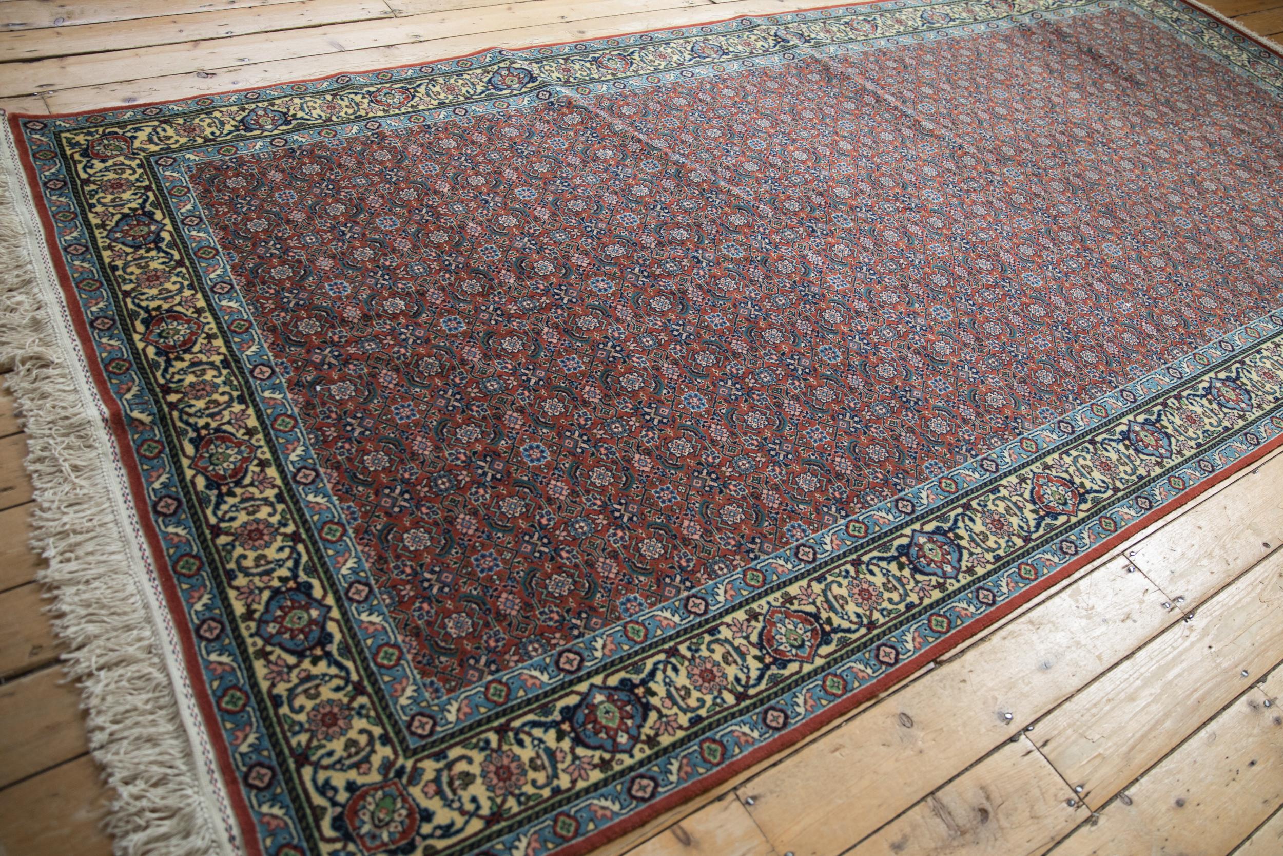 Bulgarischer Vintage-Teppich-Läufer im Täbris-Design  im Angebot 3