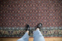 Vintage Bulgarian Tabriz Design Rug Runner