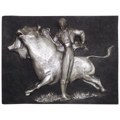 Art mural Matador en fibre de verre du milieu du siècle dernier par J. Segura