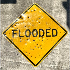 Vintage Bullet Flooded Sign