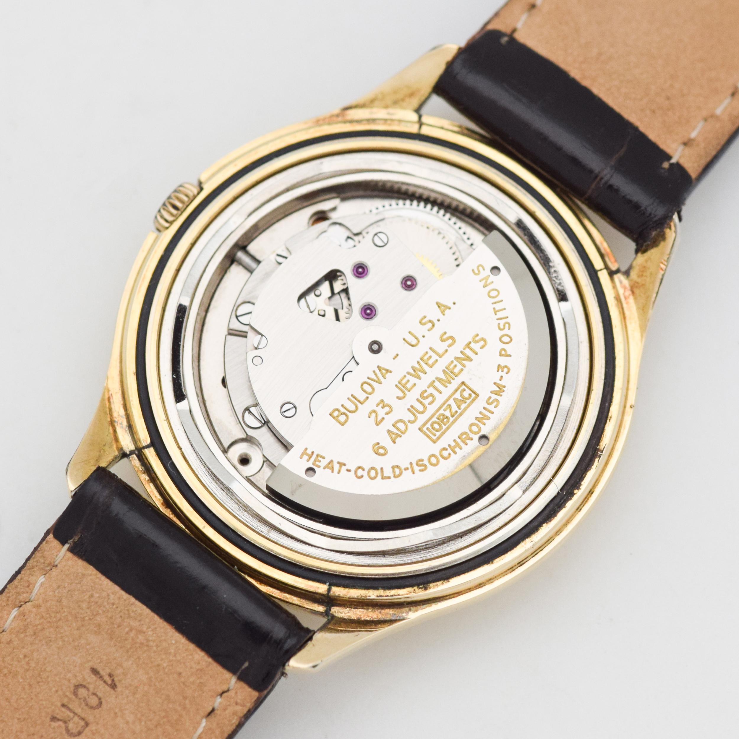 Vintage Bulova 10 Karat Yellow Gold Filled Watch, 1959 For Sale 2