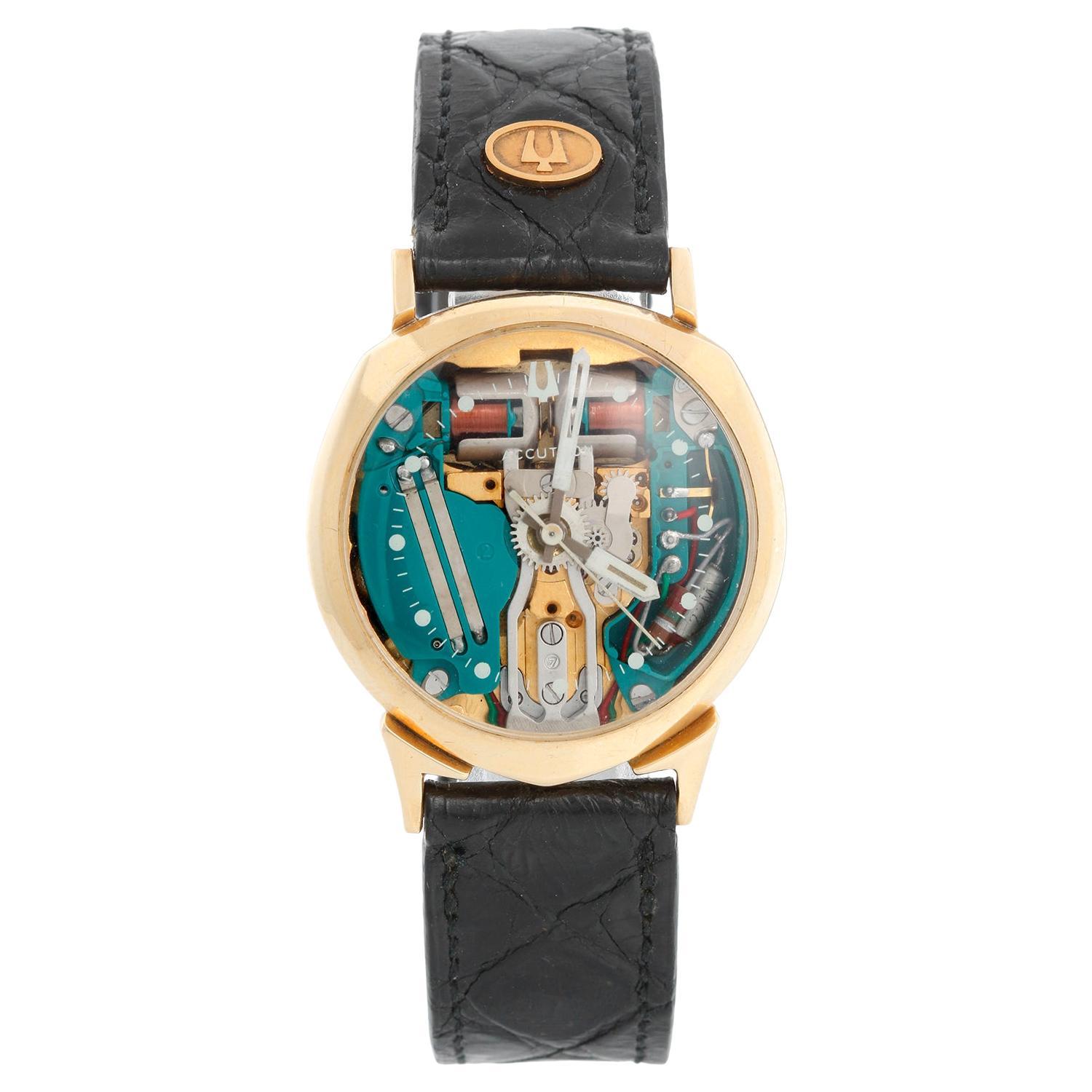 Vintage Bulova Accutron Spaceview Men's Watch 1960's/70's at 1stDibs | bulova  accutron watch vintage, accutron spaceview watch, vintage accutron spaceview