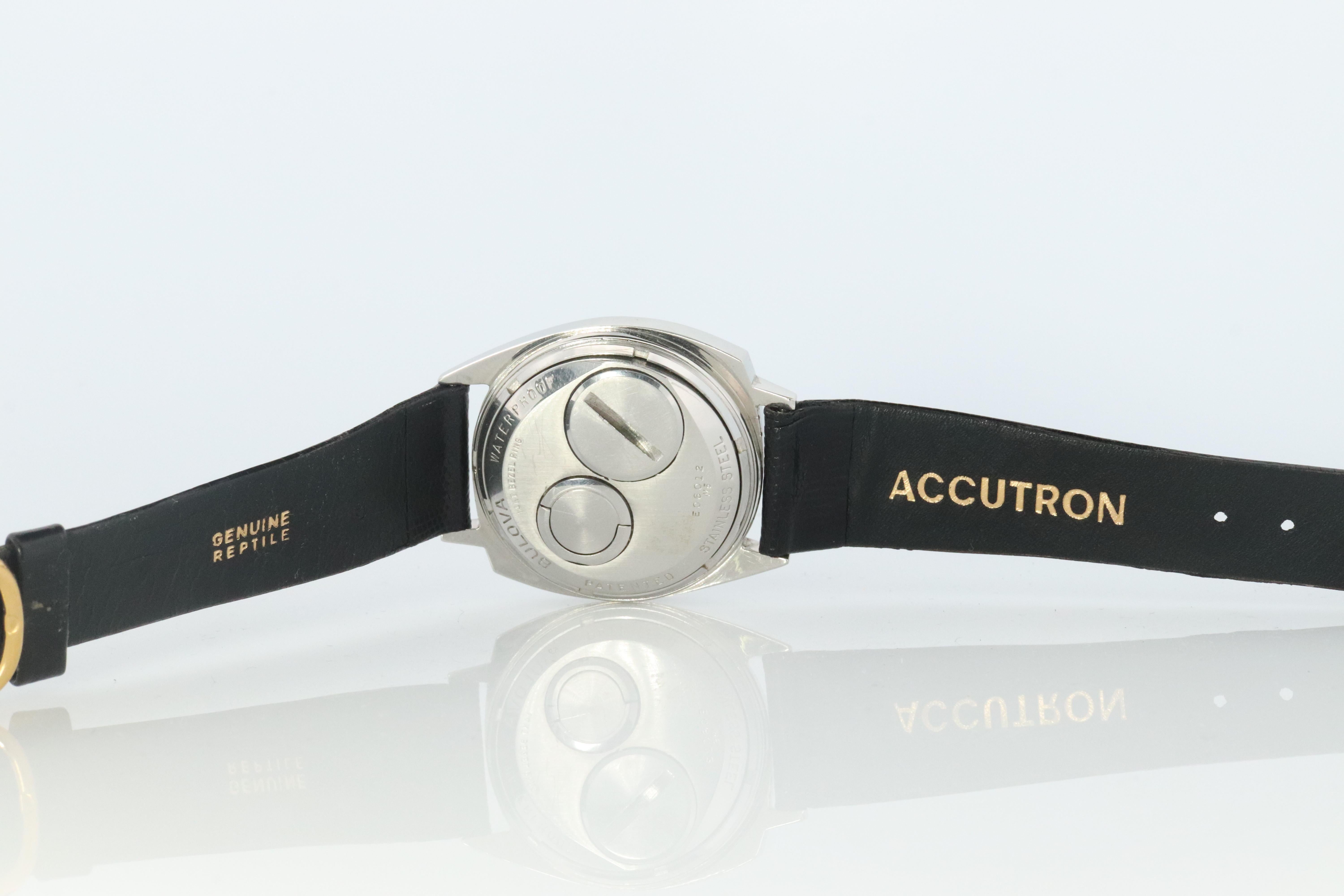 Vintage BULOVA Accutron-Uhr. Spaceview Bulova 14k Lünette Electric Transparent, Spaceview 2