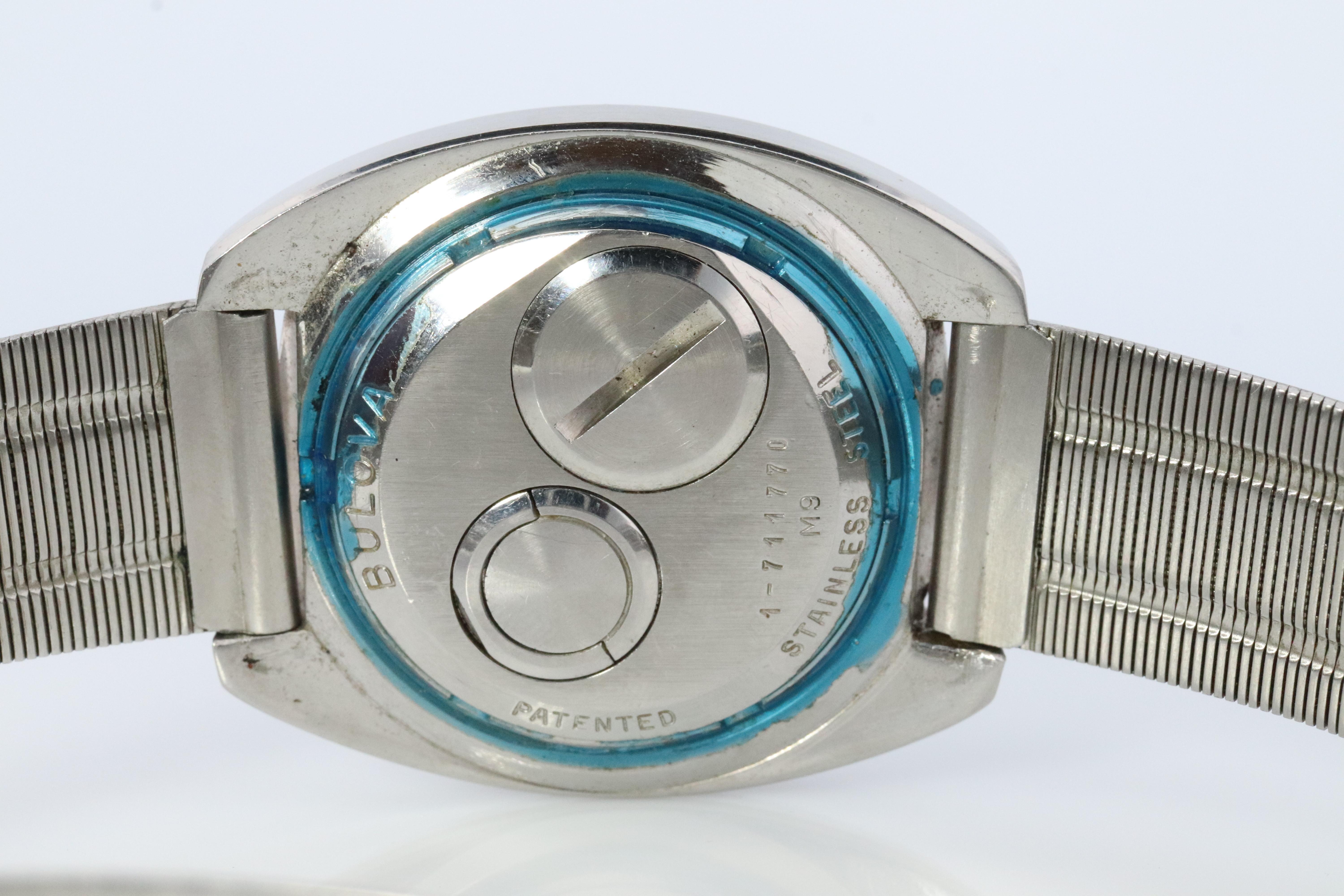 Vintage BULOVA Accutron-Uhr. Spaceview Bulova Accutron Electric Transparent Electric Transparent. 2