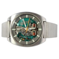 Vintage BULOVA Accutron-Uhr. Spaceview Bulova Accutron Electric Transparent Electric Transparent.