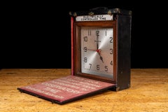 Vintage Bulova Obsevatory Time Clock Salesman Sample