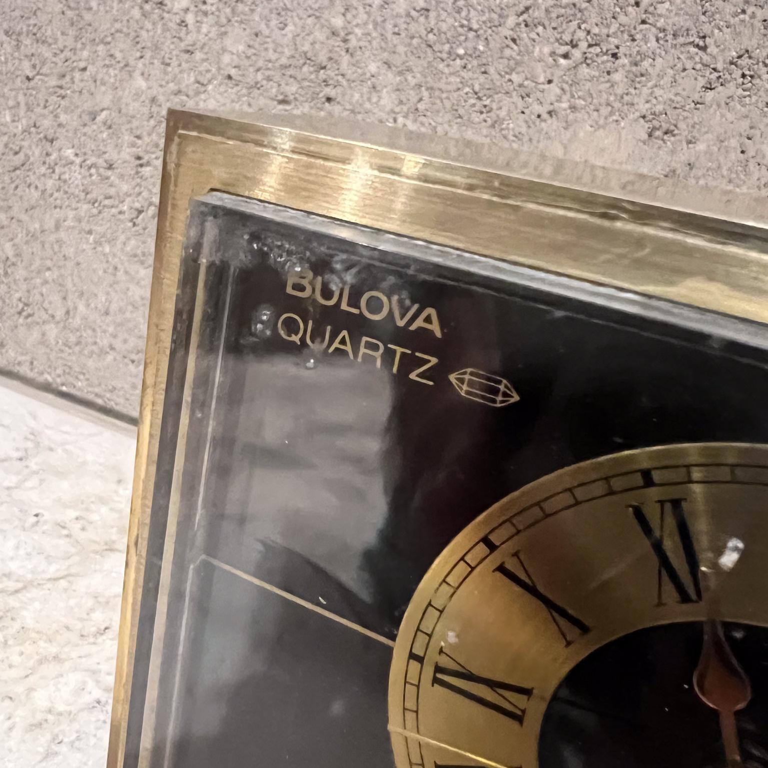 Tedesco Orologio da tavolo al quarzo vintage Bulova Germania in vendita