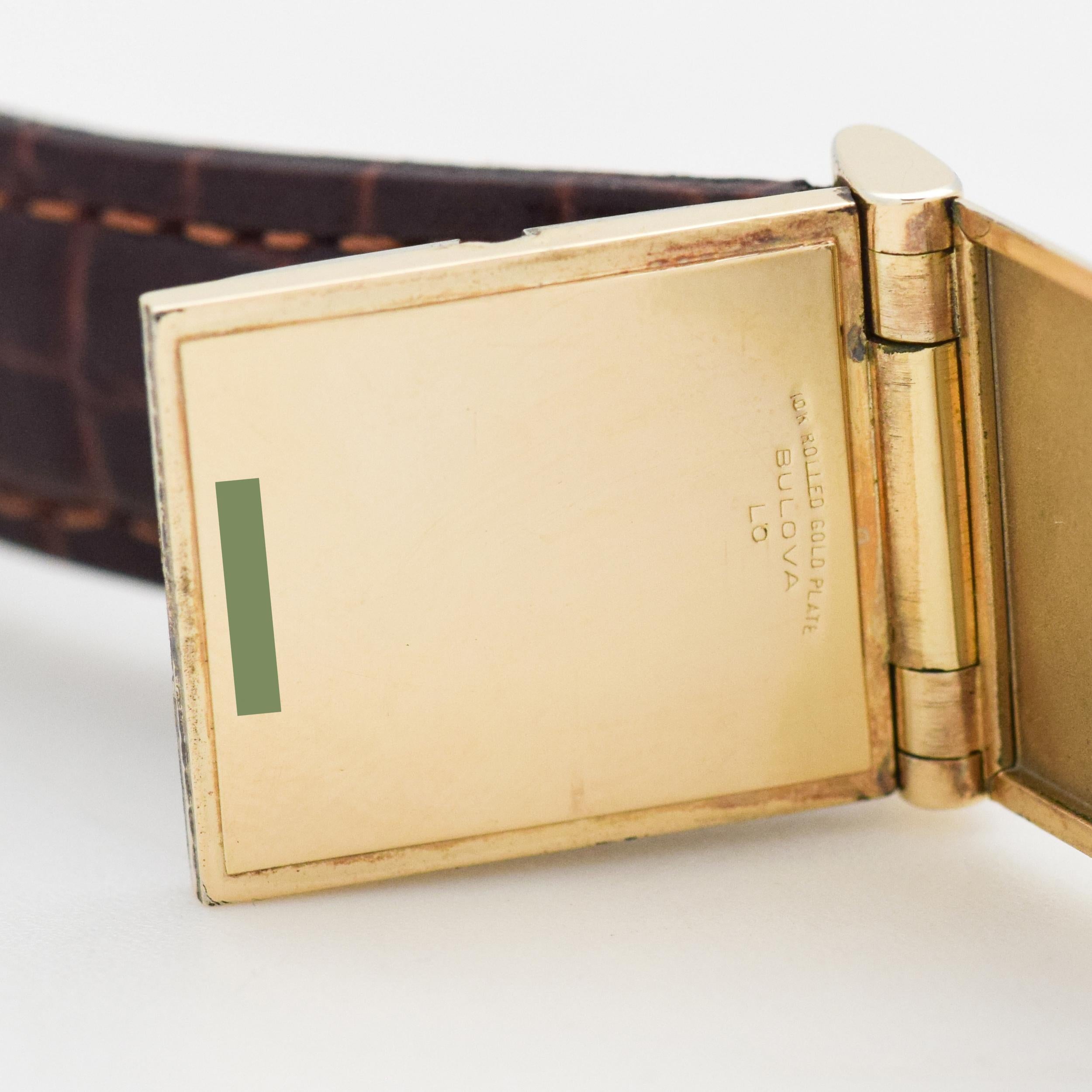 Vintage Bulova Rectangular-Shaped Watch, 1950 3