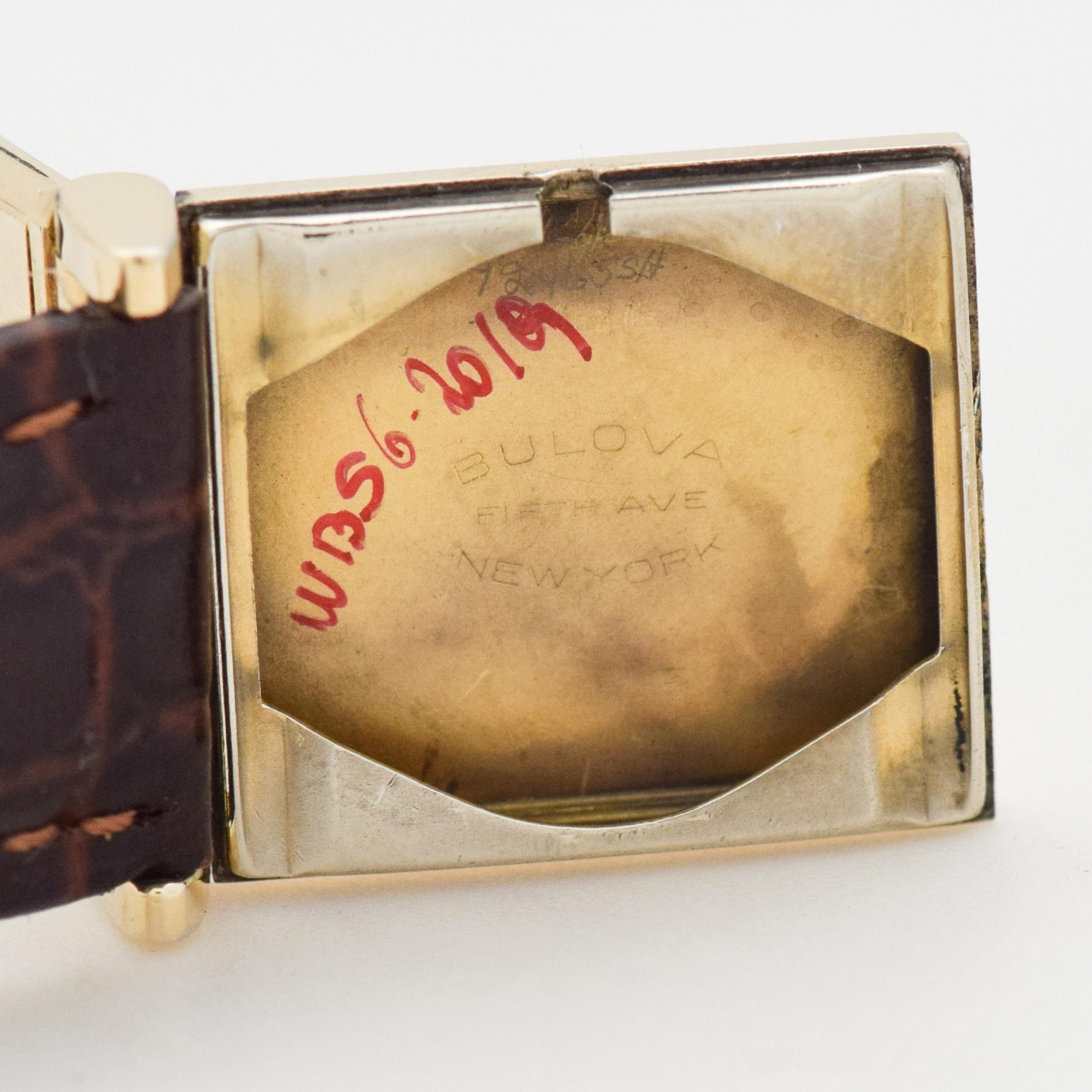 Vintage Bulova Rectangular-Shaped Watch, 1950 4