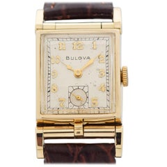 Retro Bulova Rectangular-Shaped Watch, 1950