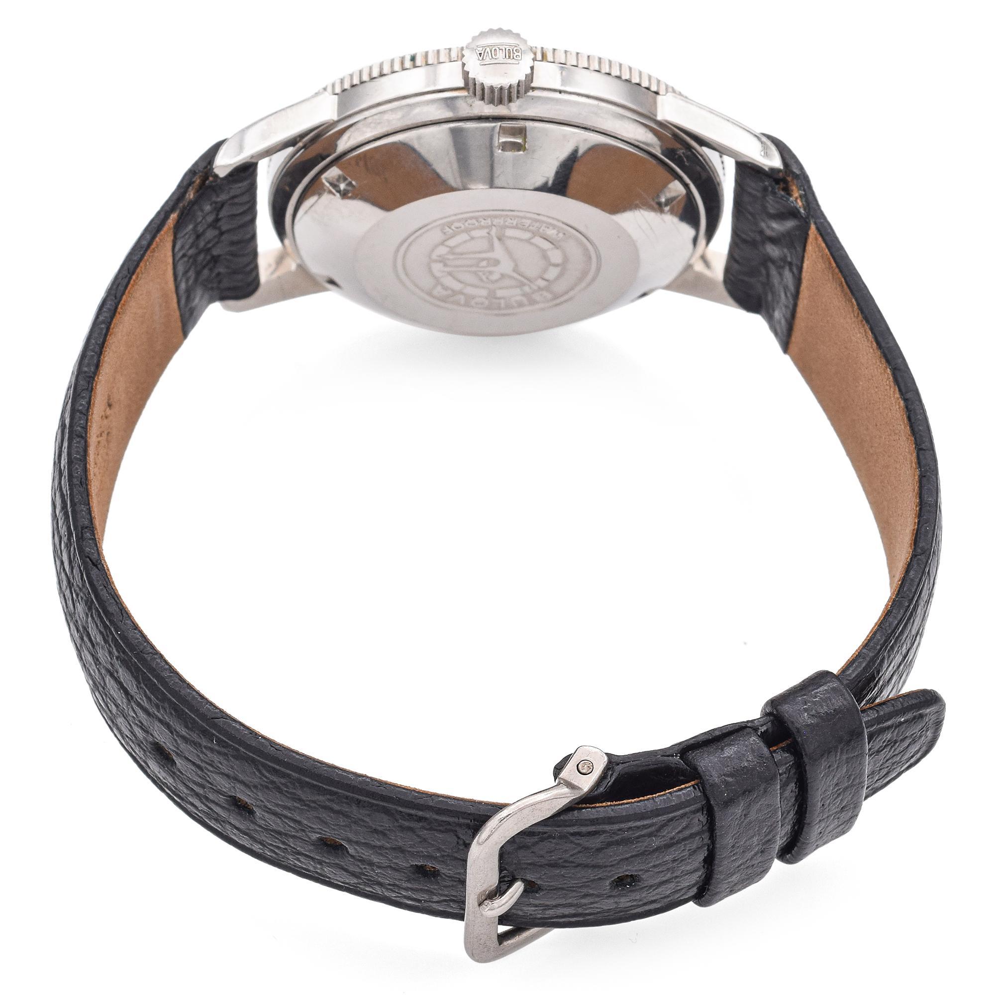 Reloj de hombre Vintage Bulova Snorkel 666 Feet Devil Diver 1