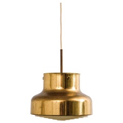 Vintage 'Bumling' Pendant Ceiling Lamp in Brass by Anders Pehrson