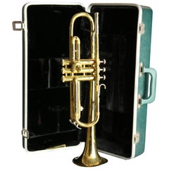 Used Bundy Brass Trumpet and Case, 20th Century