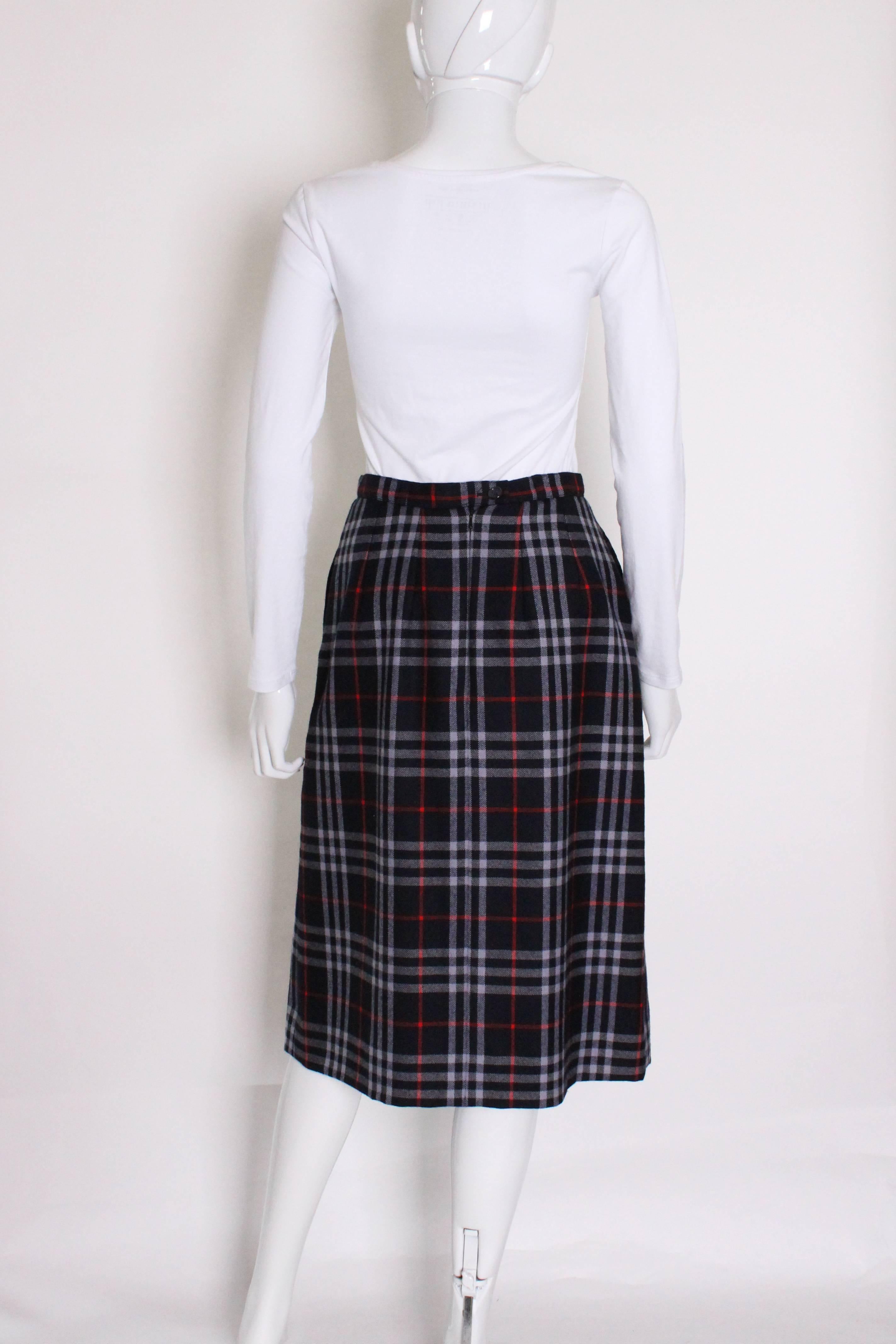 burberry skirt vintage