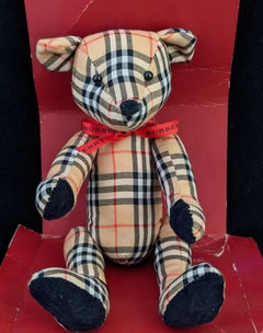 Vintage Burberry check teddy bear