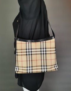 Vintage Burberry Karo Tragetasche