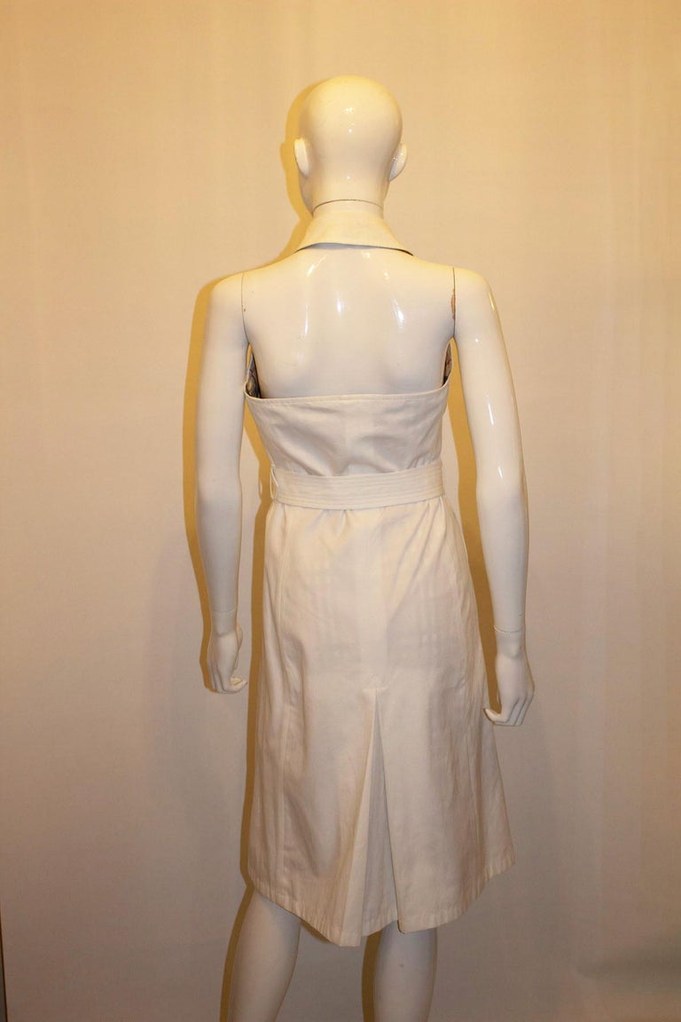 Vintage Burberry Halter Neck Dress