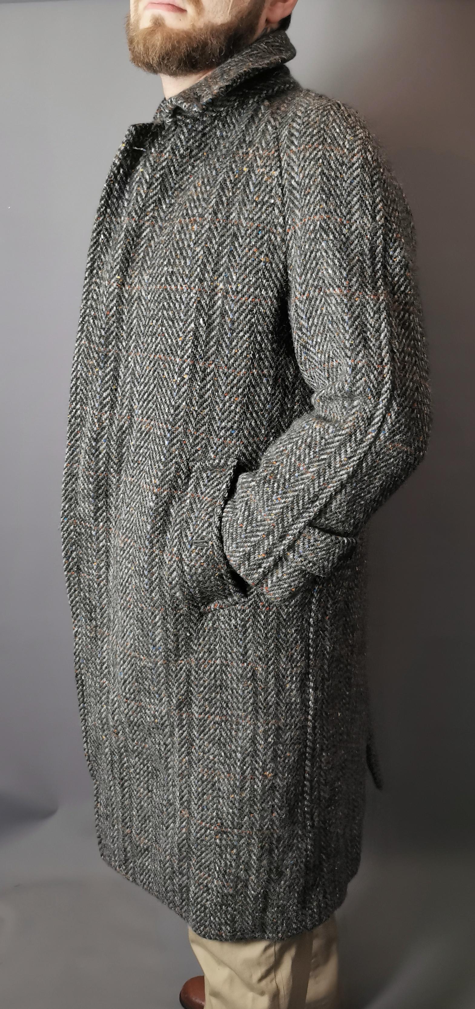 Vintage Burberry Tweed Coat - For Sale on 1stDibs | burberry tweed 