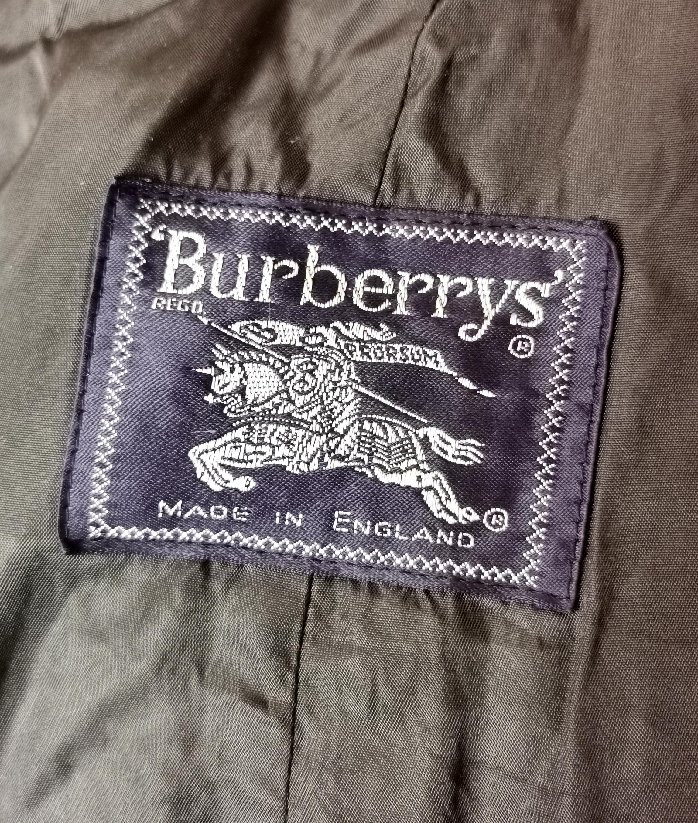 Vintage Burberry mens Irish tweed coat  In Fair Condition In NEWARK, GB
