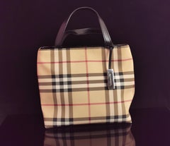 Vintage Burberry mini tote bag, handbag