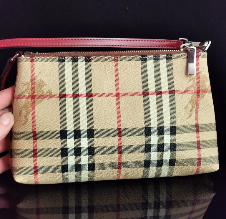 Burberry Nova Check Pochette Handbag