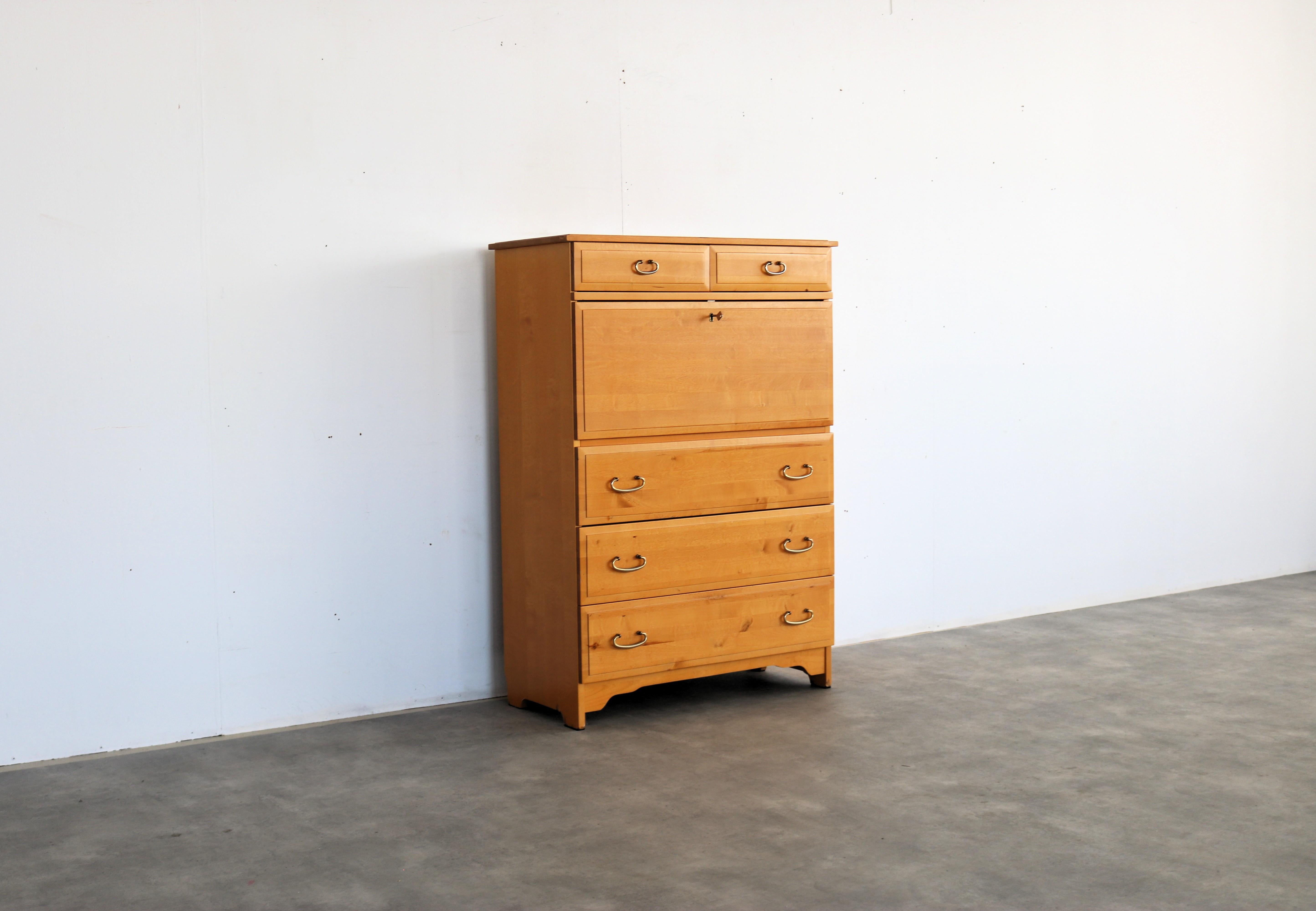 Bureau vintage  commode  armoire murale  Suédois Bon état - En vente à Lemmer, NL