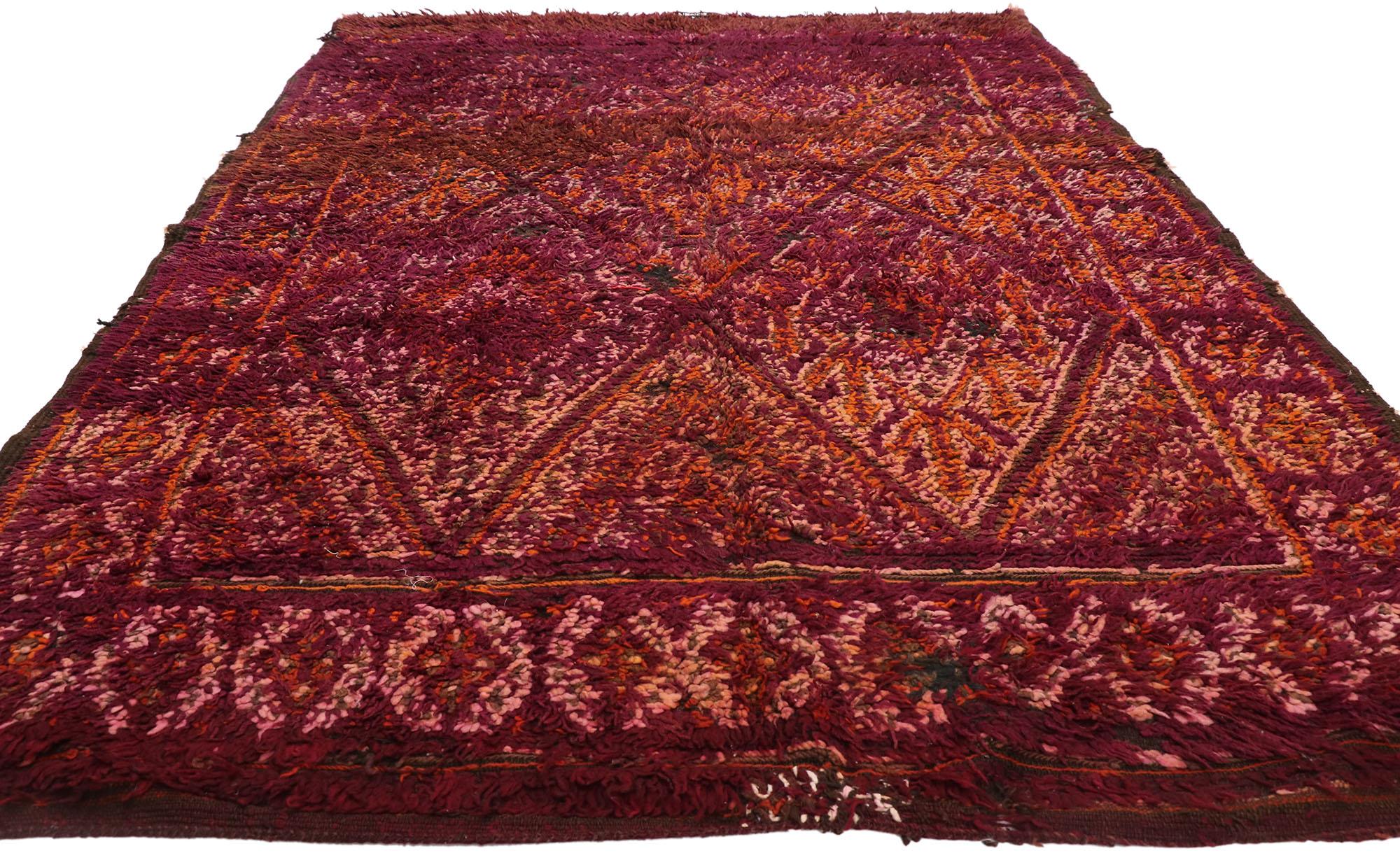 burgundy moroccan rug