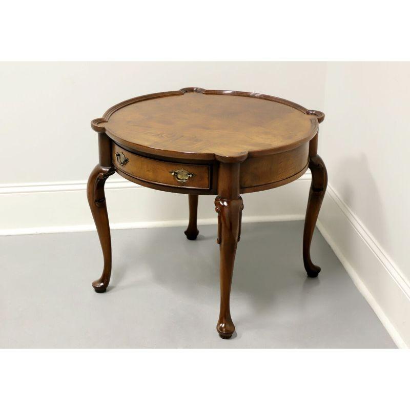 queen anne round side table