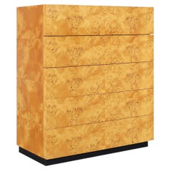 Vintage Burl Wood Chest of Drawers by Arthur Umanoff for Dillingham