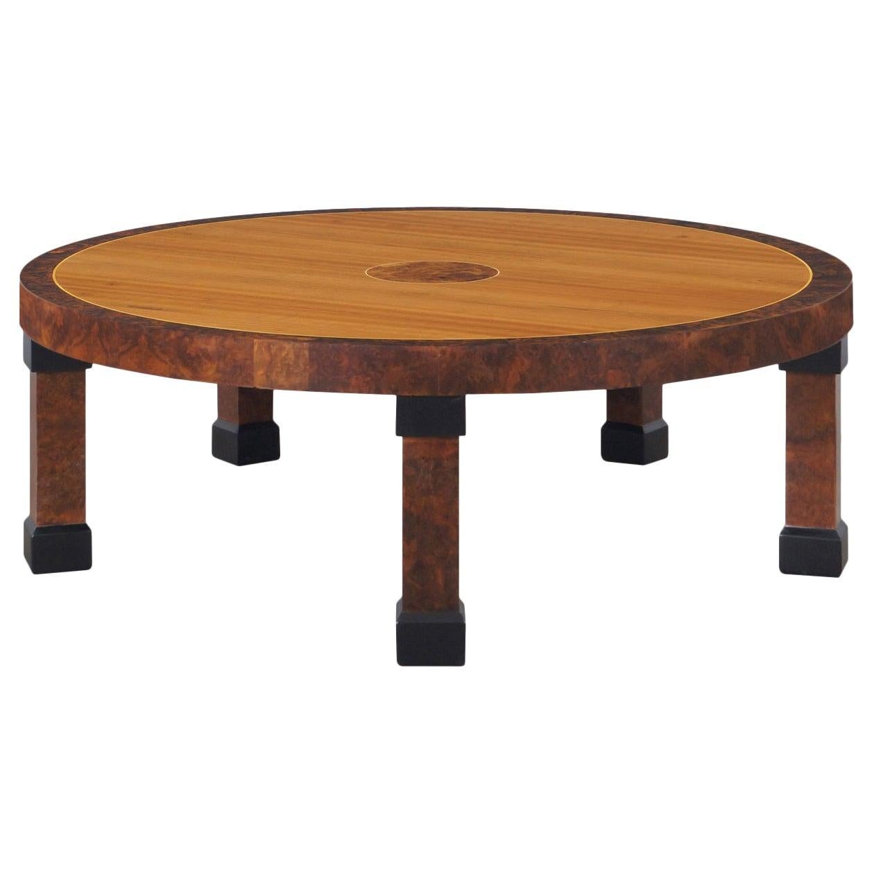 Burl Wood Coffee Table at 1stDibs