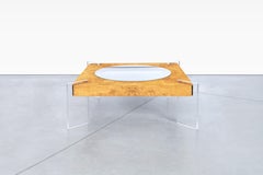 Vintage Burl Wood Coffee Table by Vladimir Kagan
