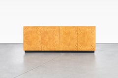 Vintage Burl Wood Credenza by Arthur Umanoff for Dillingham
