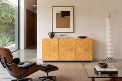Vintage Burl Wood Credenza by Arthur Umanoff for Dillingham