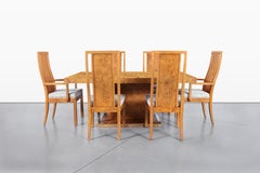 Vintage Burl Wood Dining Room Set by Thomasville