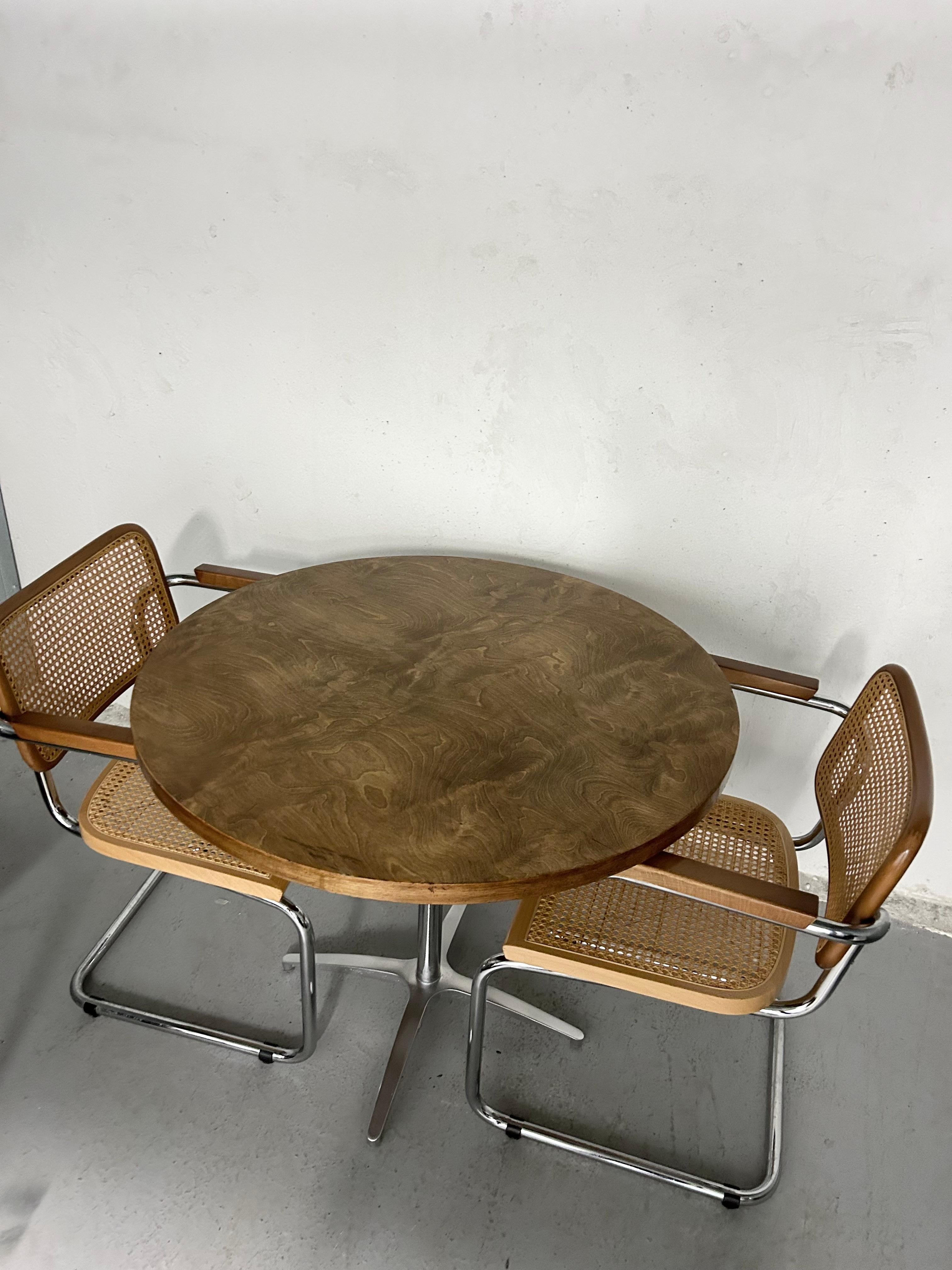 Vintage Burl Wood Dining Table For Sale 4