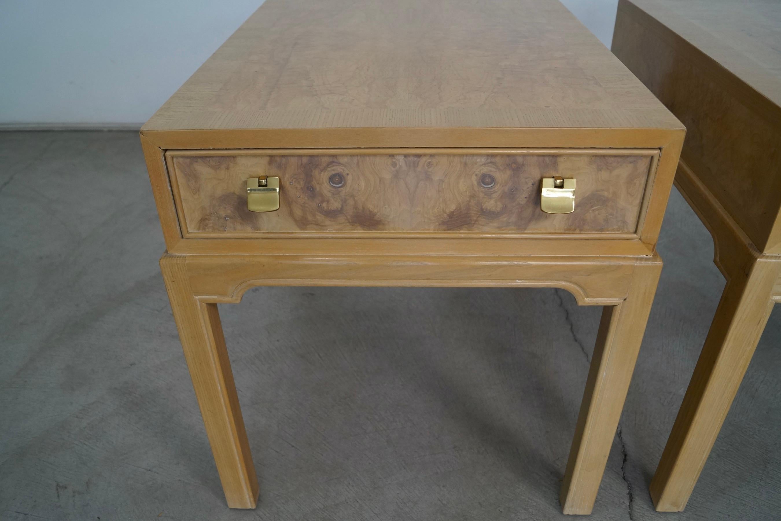 Paire de tables d'appoint Drexel en Wood Wood Vintage en vente 4