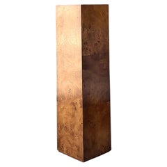 Vintage Burl Wood Pedestal