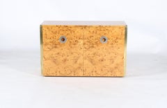 Vintage Burl Wood Sideboard By Mario Sabot