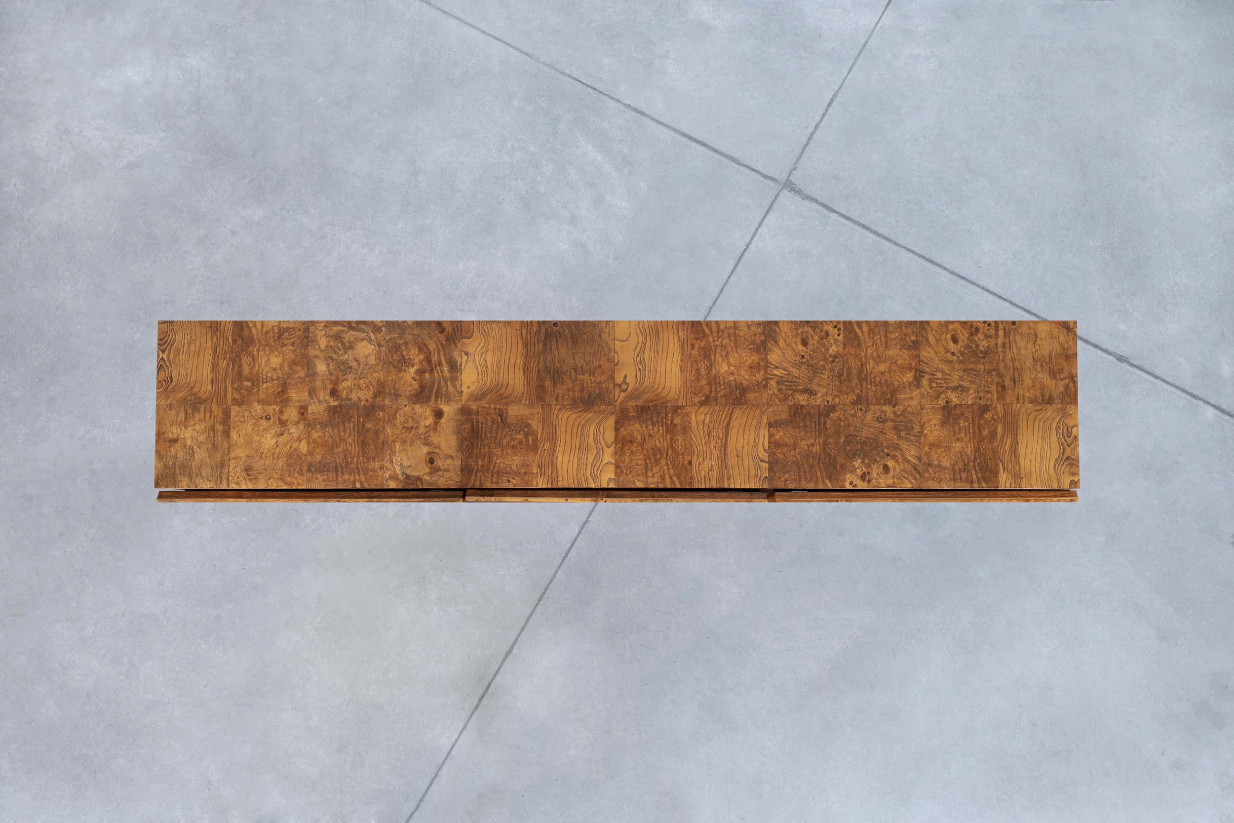 Credenza a muro in Wood Wood d'epoca di Milo Baughman per Thayer Coggin in vendita 4
